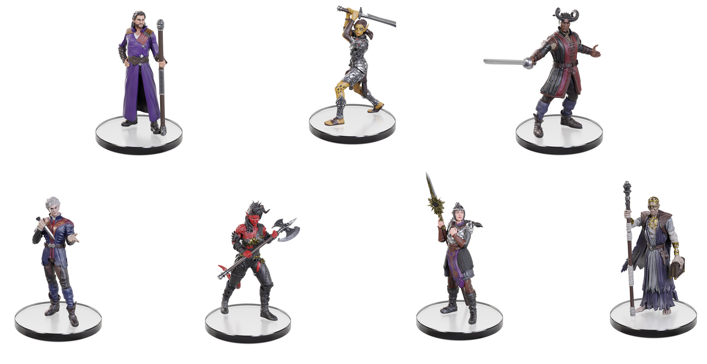 D&D Icons of the Realms: Adventure from Baldur's Gate - BG3 Characters Box Set