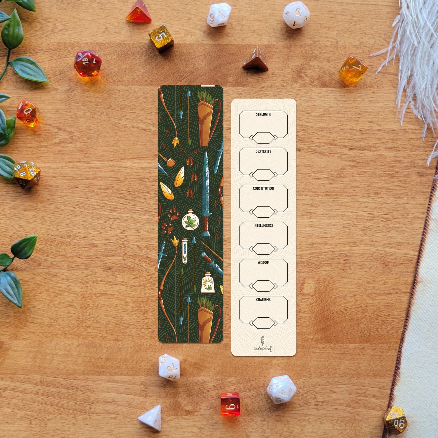 Warlock' Quill - D&D Bookmarks