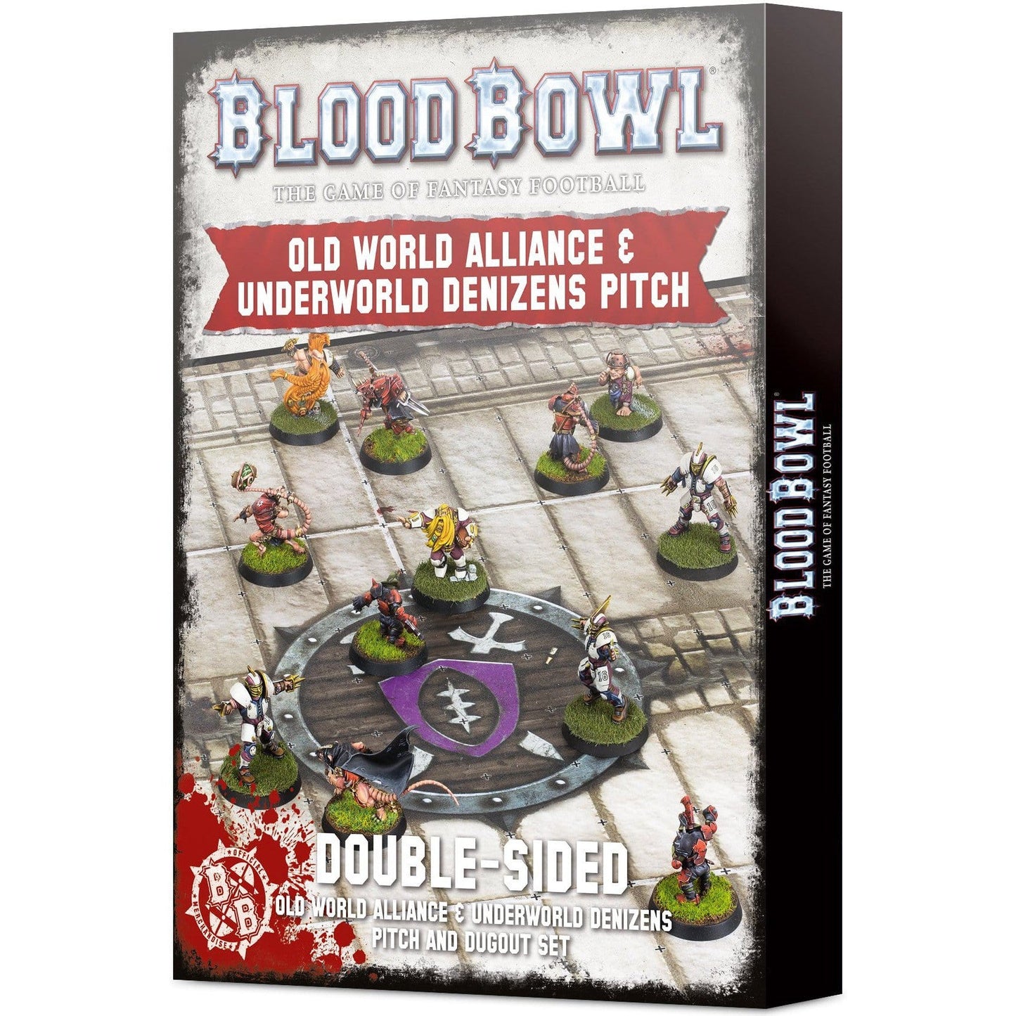 Blood Bowl Pitch - Old World & Underworld Pitch & Dugouts ( 200-80-N ) - Used