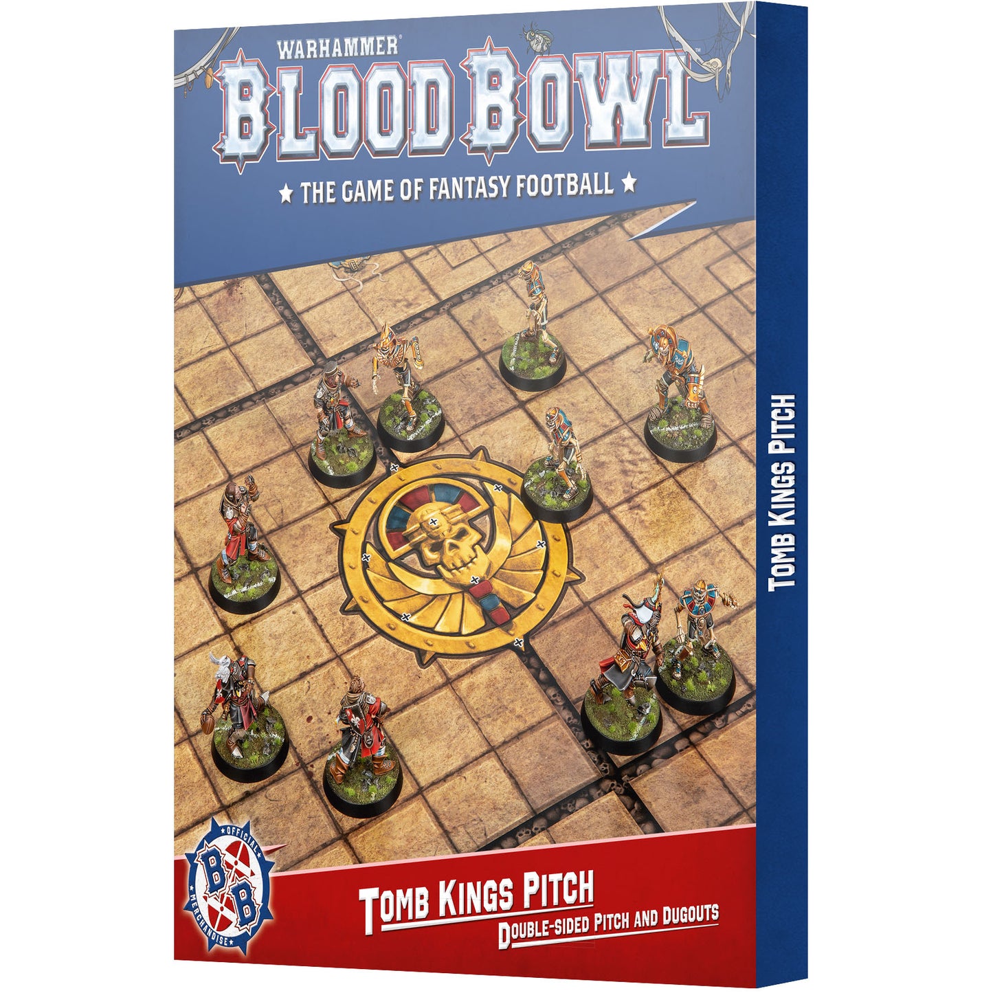 Blood Bowl Pitch - Tomb Kings Pitch Team & Dugouts (202-60)
