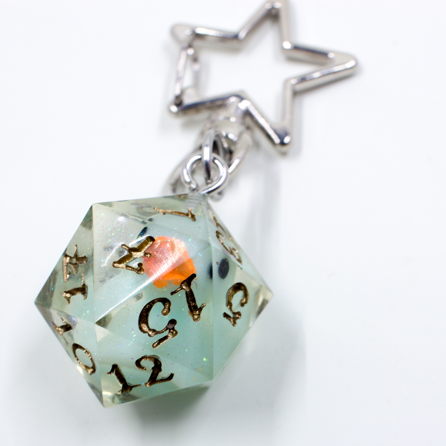 Blue Crystal Atelier - D20 Keychain