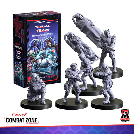 Cyber Punk Red Combat Zone : Trauma Team Faction Starter