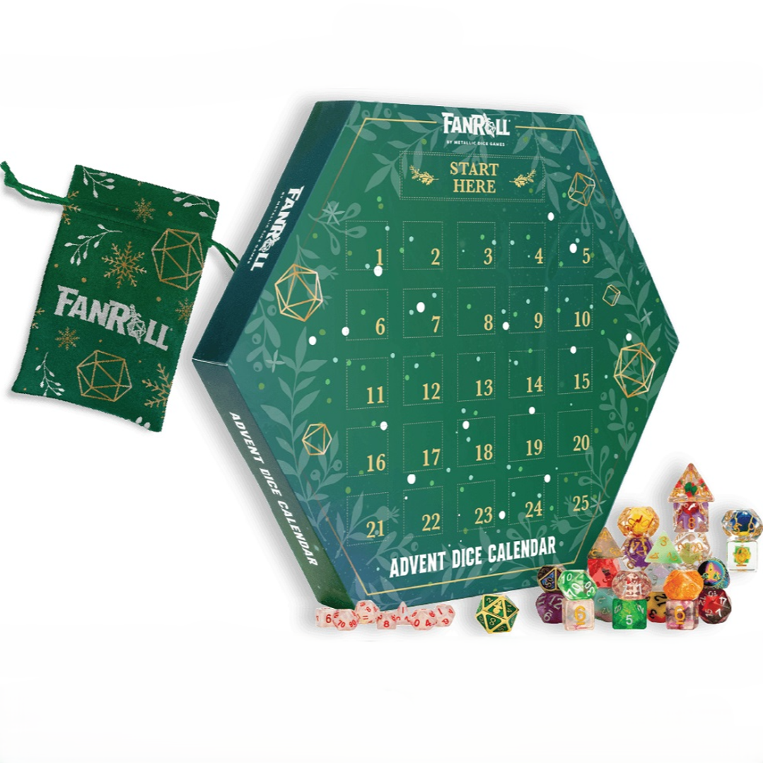 Fanroll Holiday Dice Calendar