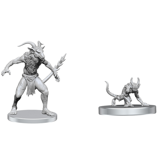 D&D Unpainted Minis: Bulezau & Quasit