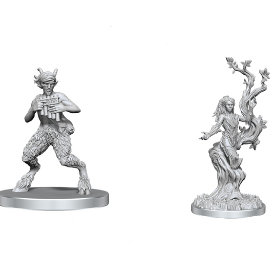 D&D Unpainted Minis: Satyr & Dryad (90859)
