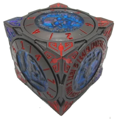 Cube of Chaos - Black with Red and Blue