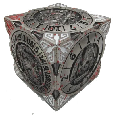 Cube of Chaos - Bloodied Silver