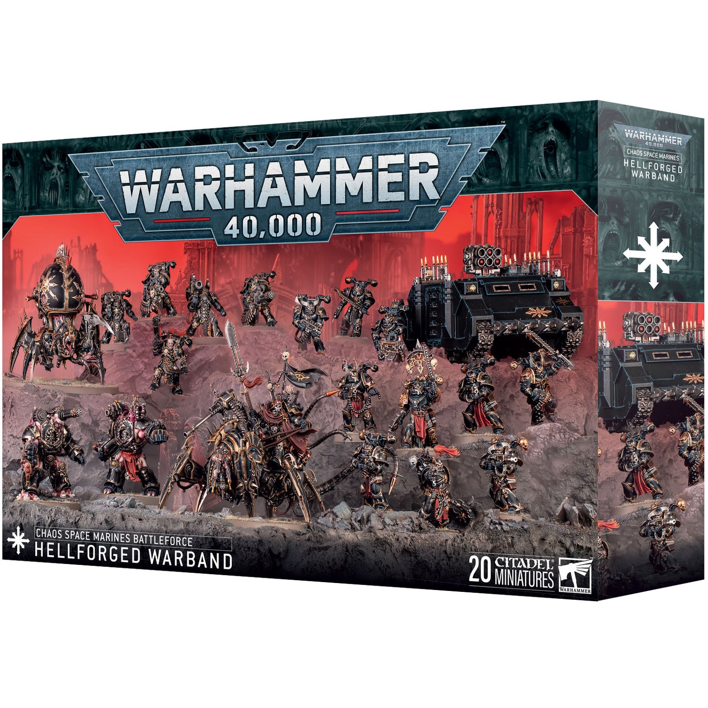 Battleforce: Chaos Space Marines - Hellforged Warband (71-43)