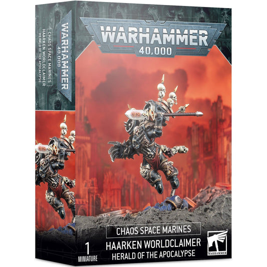 Chaos Space Marines - Haarken Worldclaimer Herald of the Apocalypse ( 43-23 )