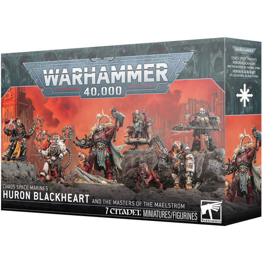 Chaos Space Marines - Huron Blackheart and Masters of the Maelstrom (43-110)