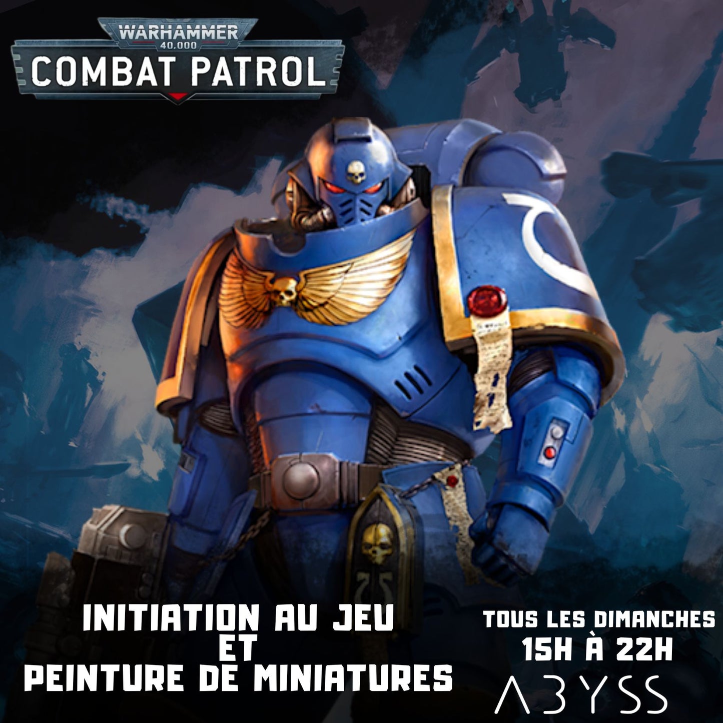 Combat Patrol: Soirée initiation et peinture sur miniature (15h)