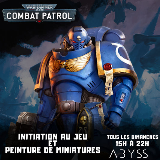 Combat Patrol: Soirée initiation et peinture sur miniature (15h)