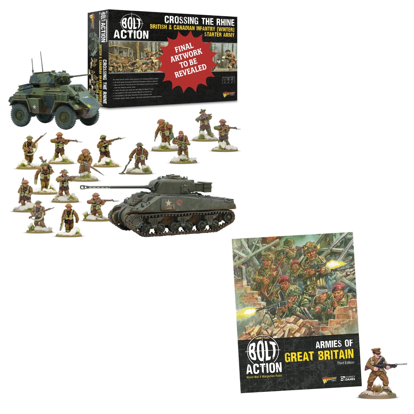 Crossing The Rhine - British & Canadian Infantry (Winter) Starter Army (402611002)