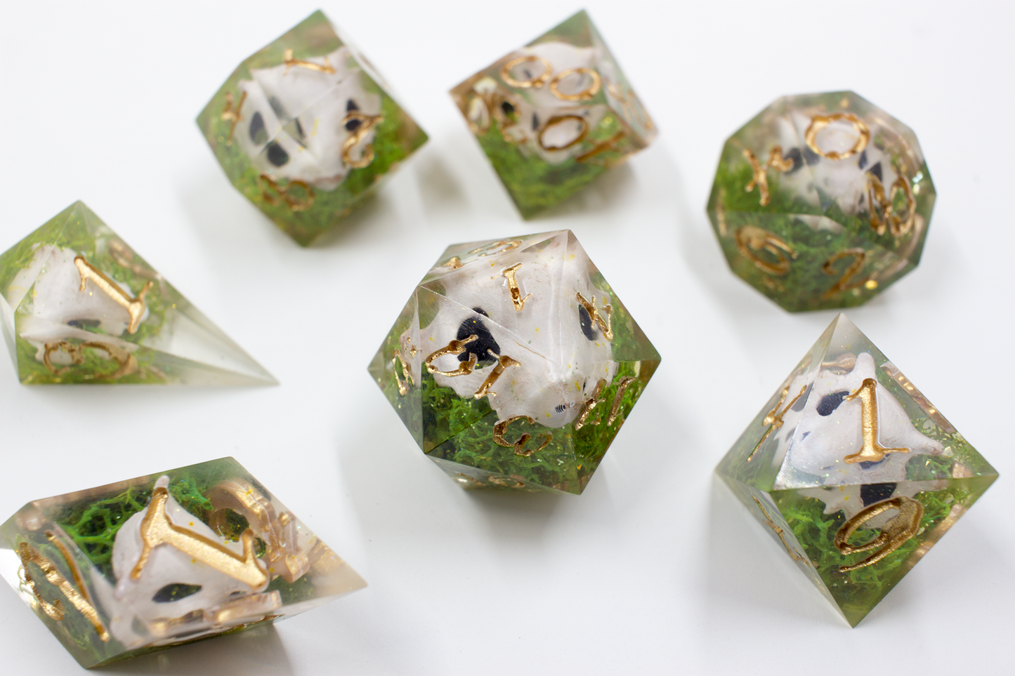 Blue Crystal Atelier - Polyhedral Dice Set