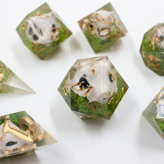 Blue Crystal Atelier - Polyhedral Dice Set