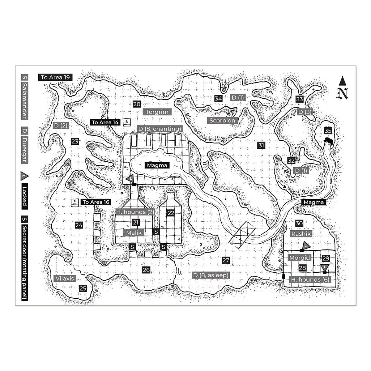 Shadowdark - Zine - Cursed Scroll #2 Red Sands