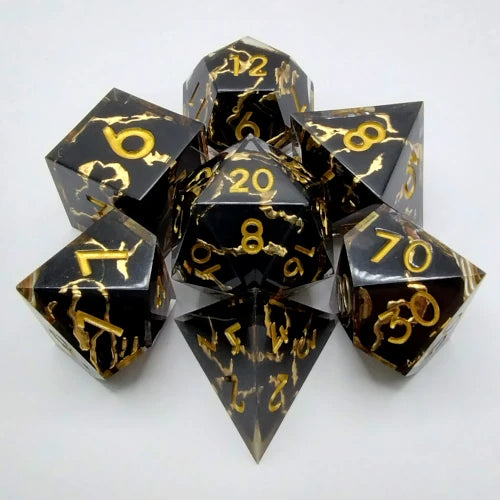 Double Core Dice - Gold Flash