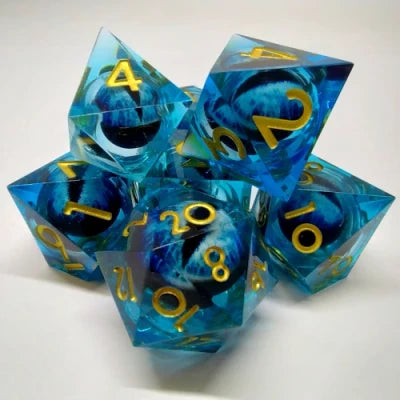 Liquid Core Dragon Eye Light Blue / Yellow