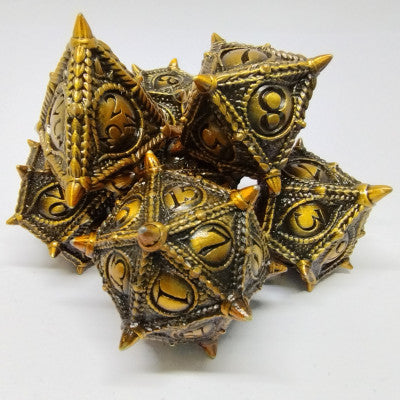 Eldritch Eye Dice Set - Old Copper