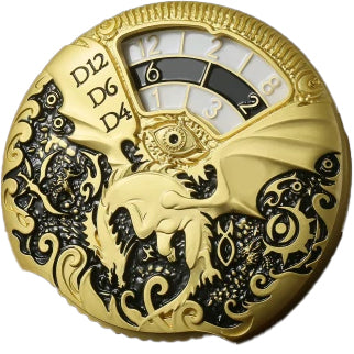 Dice Spinner: Deluxe Dragon - Gold