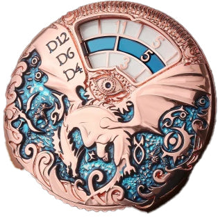 Dice Spinner: Deluxe Dragon - Pink Gold