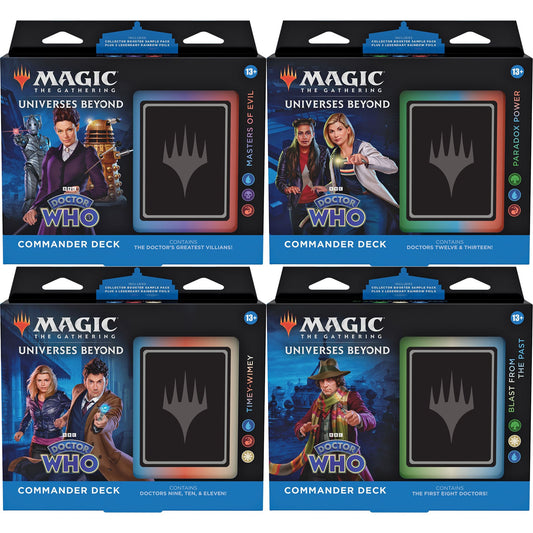 Doctor Who - Commander Decks (Set of 4)