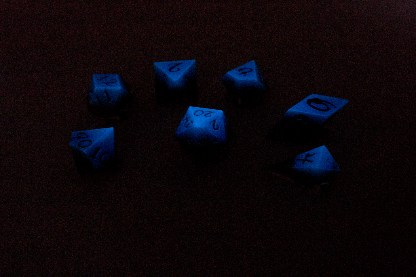 Blue Crystal Atelier - Polyhedral Dice Set