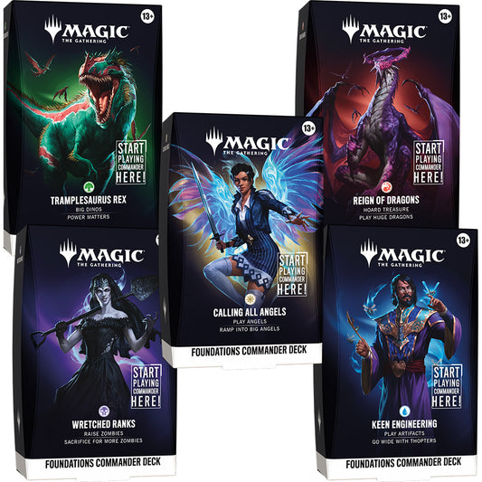 MTG - Foundations - Commander Deck: (Set of 5)