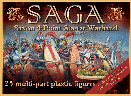 Saga Warband 4pts - Saxon / Danish Starter (plastic) (GBP08)