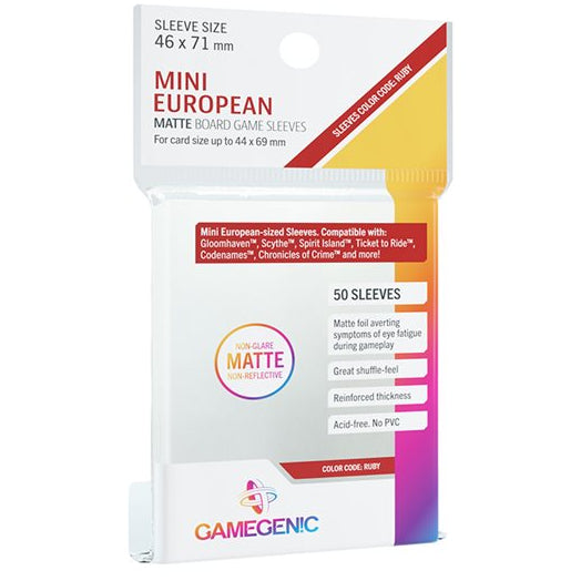 Gamegenic - Mini European Boardgame Sleeves (46x71mm)