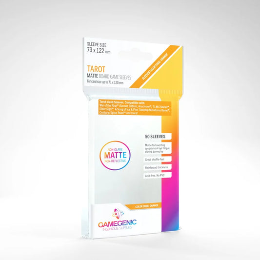 Gamegenic - Tarot Prime Boardgame Sleeves (71x120mm)