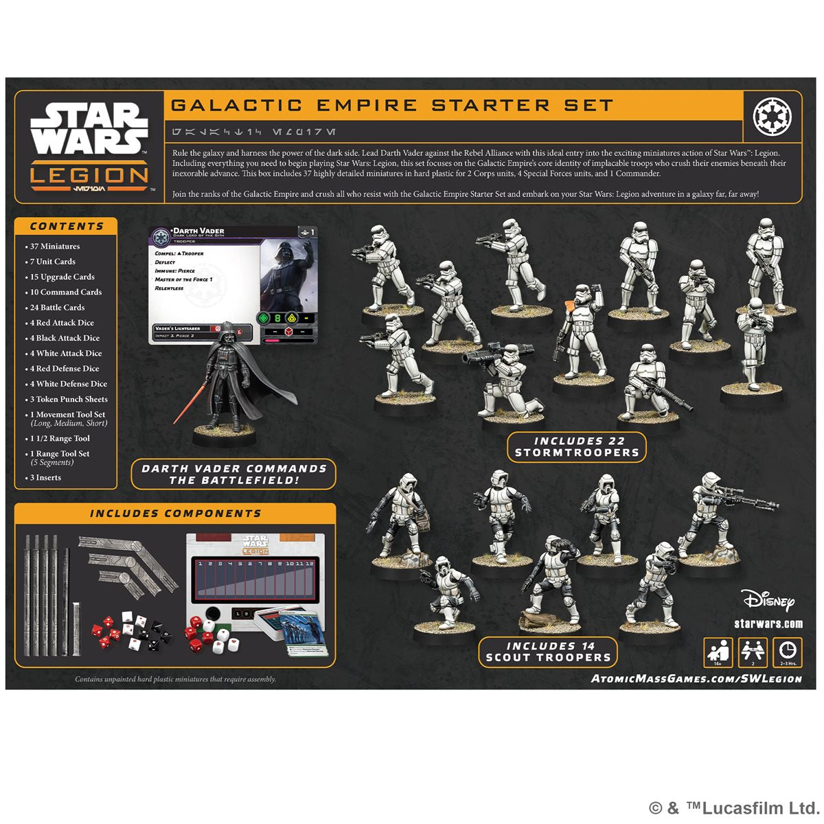 Star Wars: Legion - Galactic Empire - Starter Set (SWQ02) - Preorder