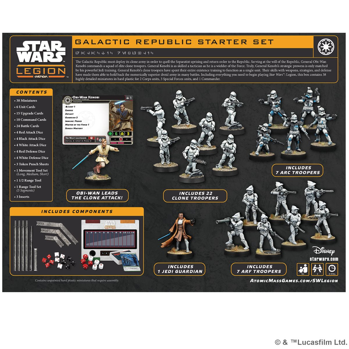 Star Wars: Legion - Galactic Republic - Starter Set (SWQ19) - Preorder