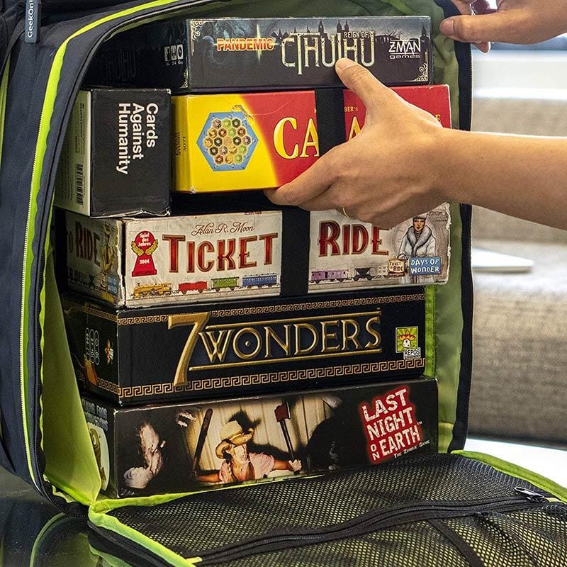 Geekon Backpack - Navy Blue and Green
