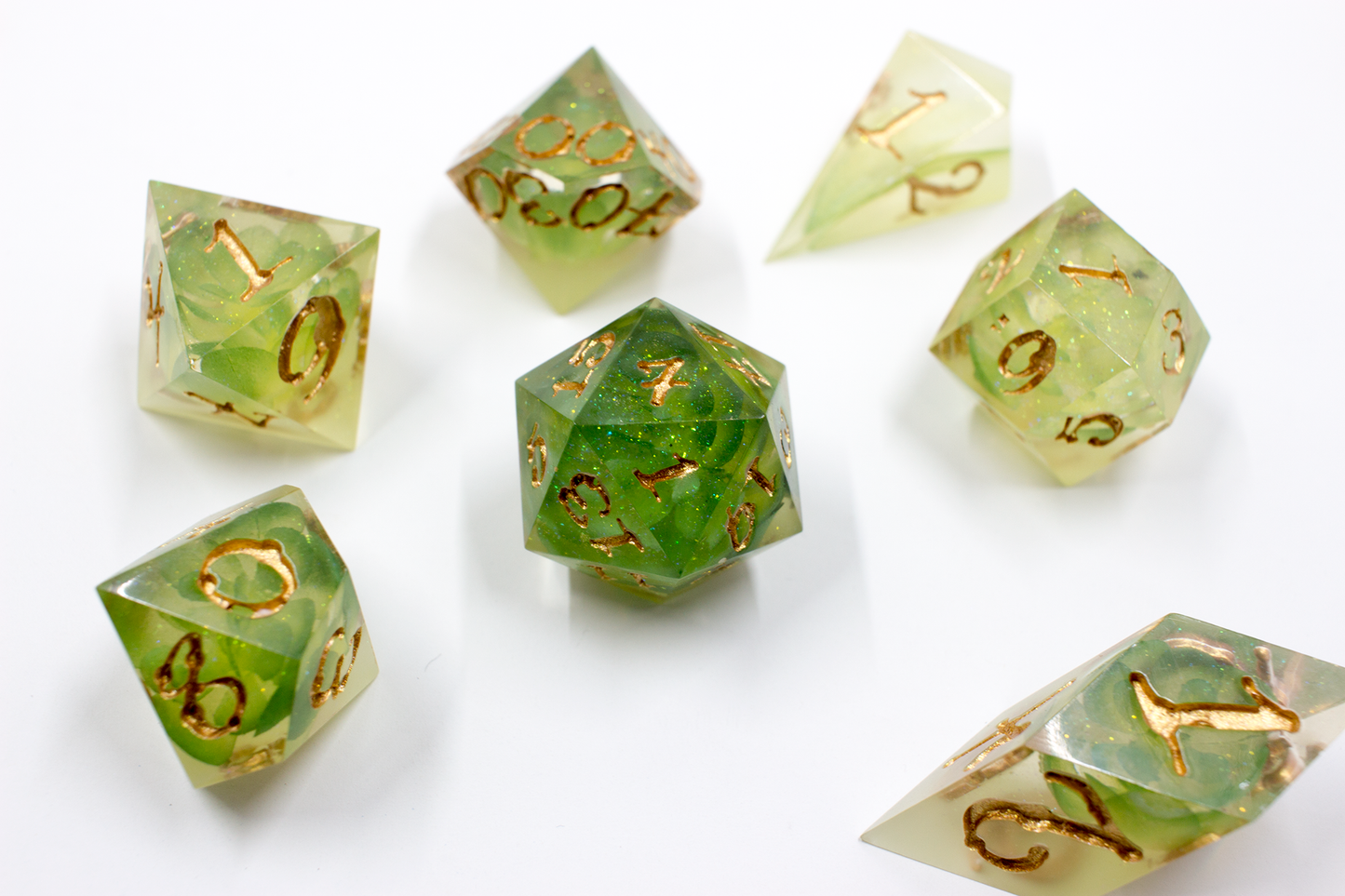 Blue Crystal Atelier - Polyhedral Dice Set