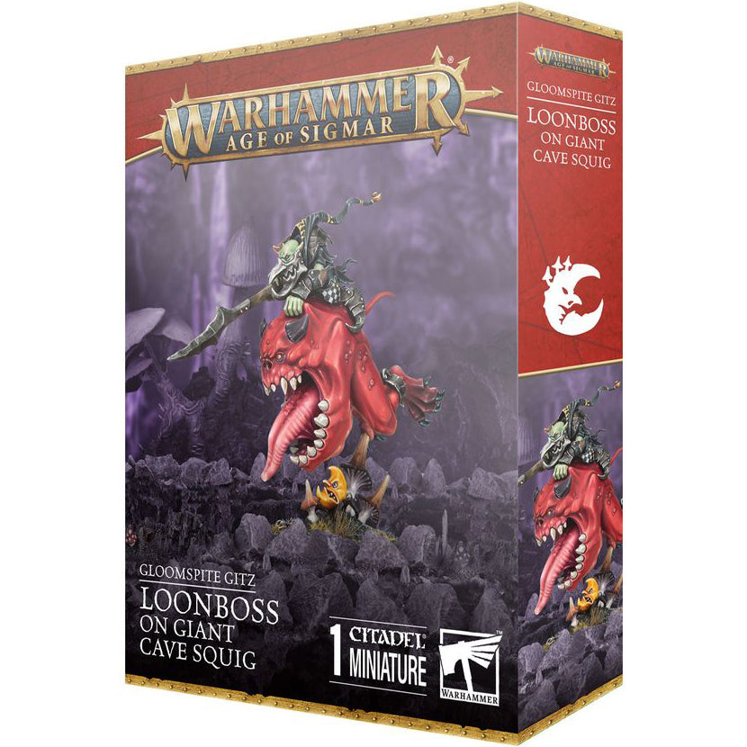 Gloomspite Gitz - Loonboss on Giant Cave Squig ( 89-35 )