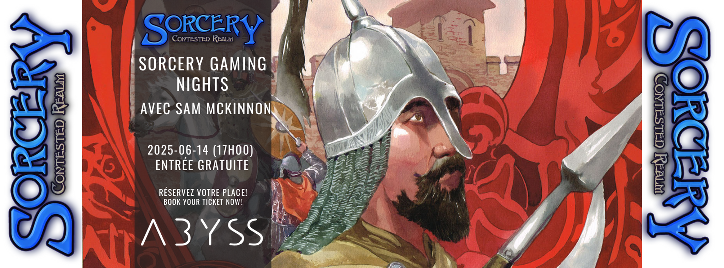 2025-06-14  Sorcery: Contested Realm, Sorcery Gaming Nights ft. Sam McKinnon