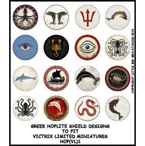 Greek Hoplite shield designs 1