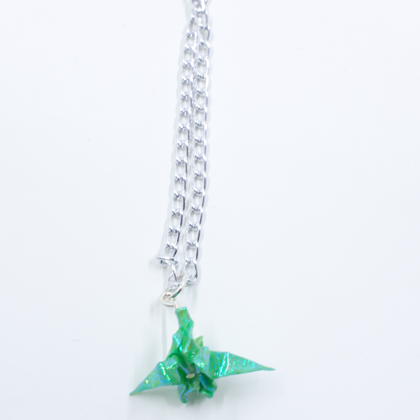 Blue Crystal Atelier - Origami Dragon Necklace