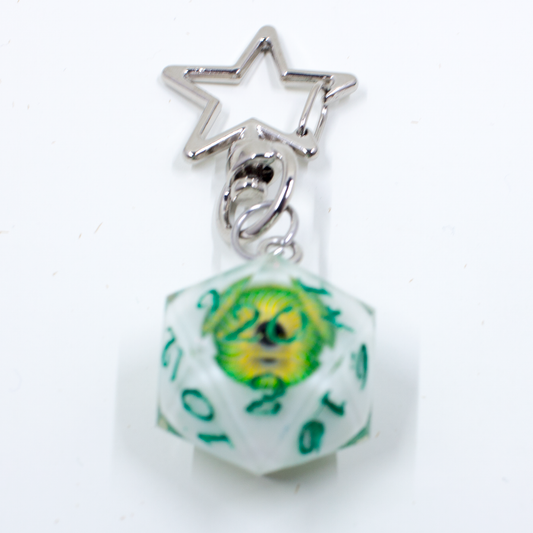 Blue Crystal Atelier - D20 Keychain
