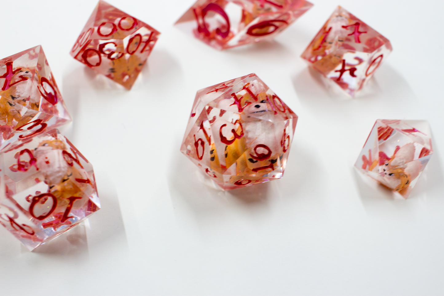 Blue Crystal Atelier - Polyhedral Dice Set
