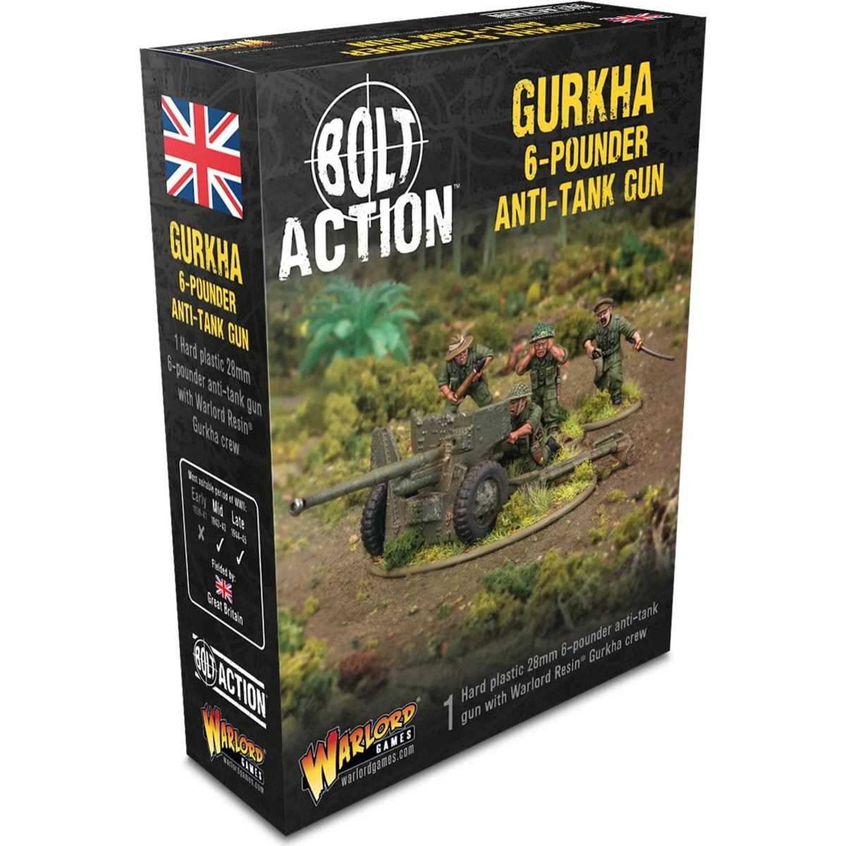 Gurkha 6-pounder anti-tank gun