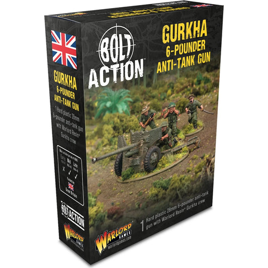 Gurkha 6-pounder anti-tank gun