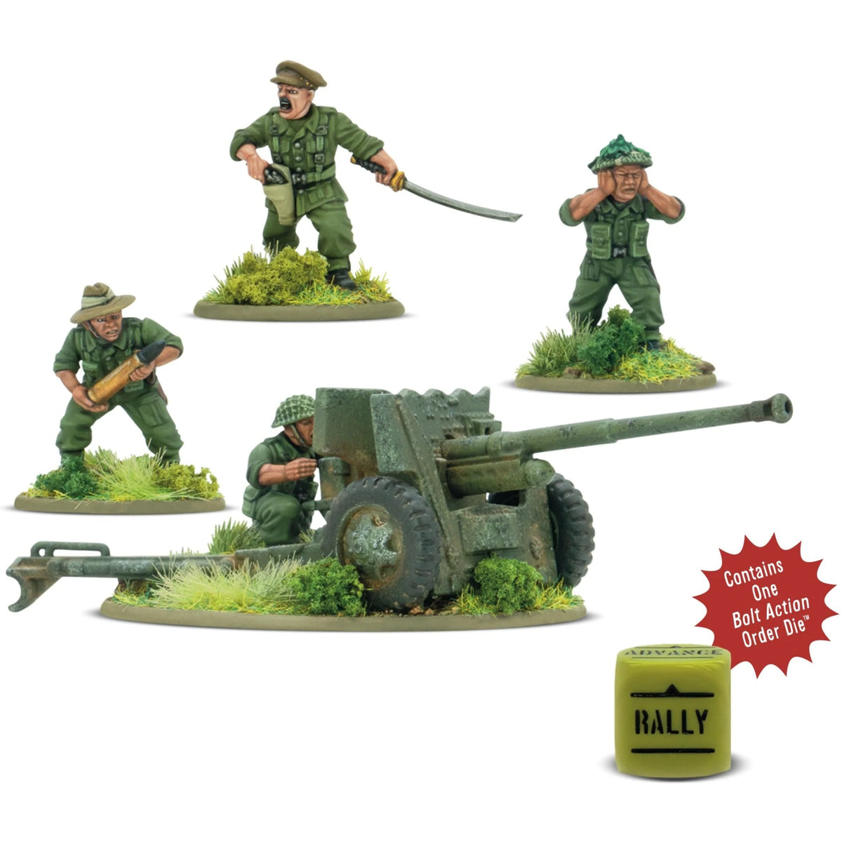 Gurkha 6-pounder anti-tank gun