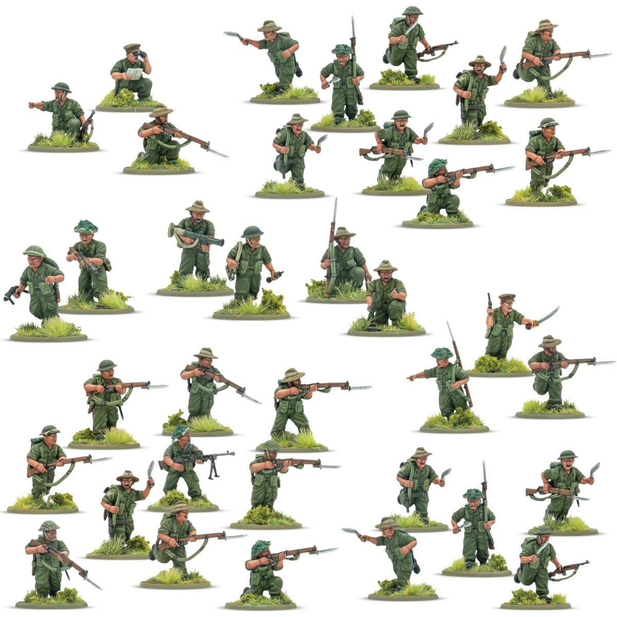 Gurkha infantry platoon