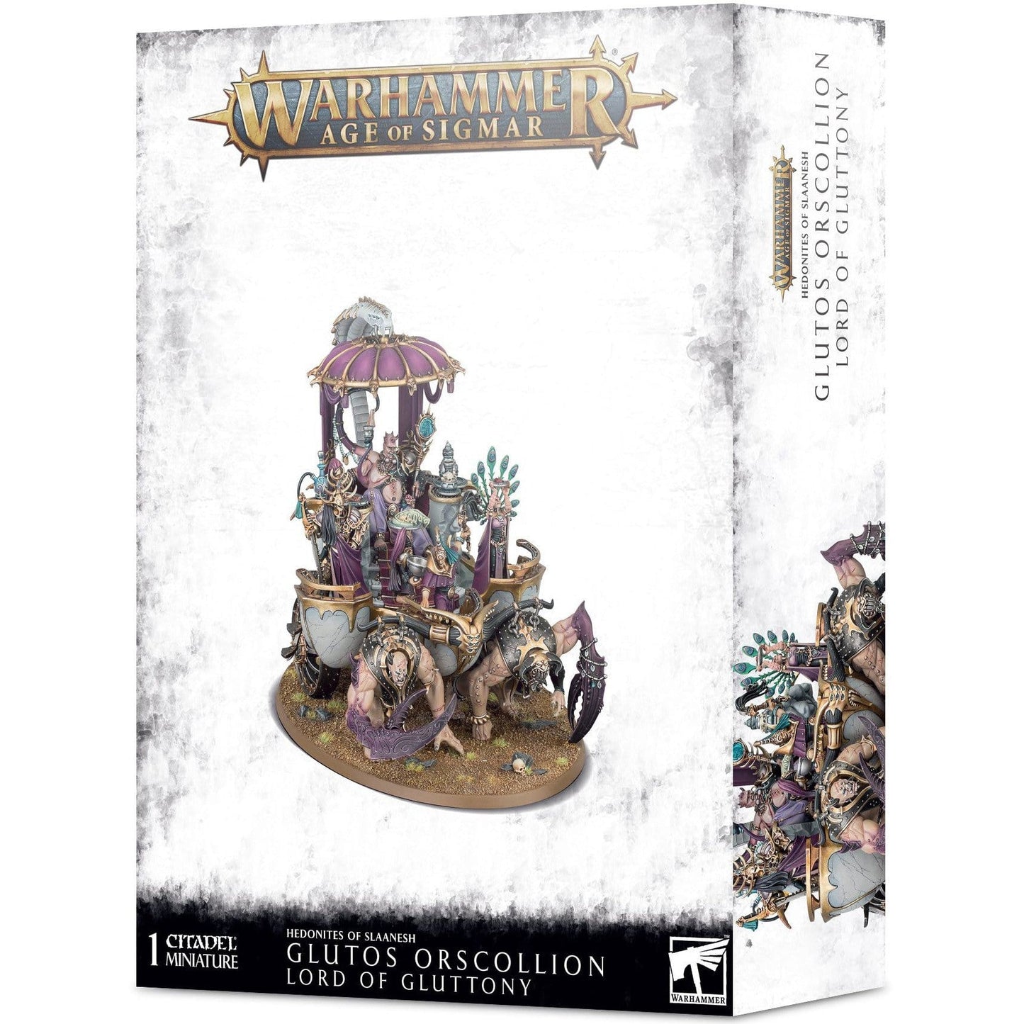 Hedonites of Slaanesh Glutos Orscollion,  Lord of Gluttony ( 83-82 ) - Used
