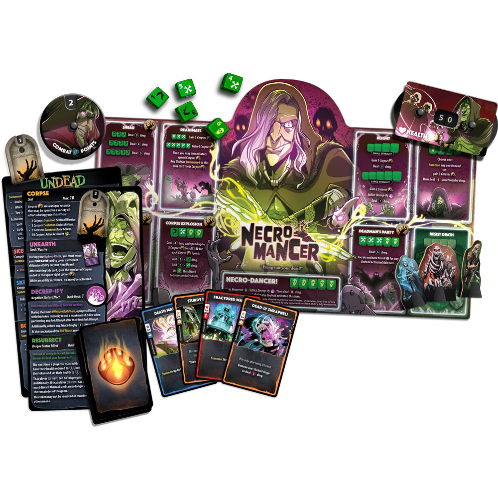 Dice Throne: Hero Pack - Necromancer