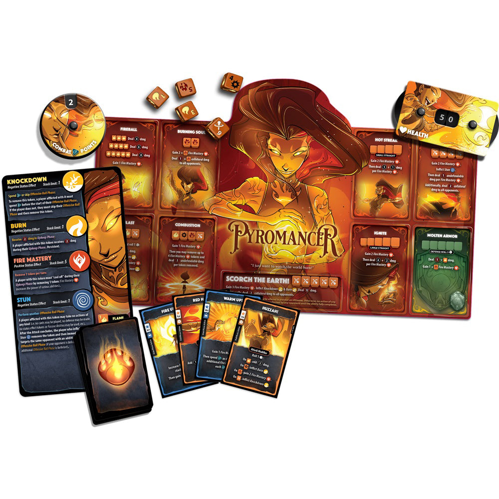 Dice Throne: Hero Pack - Pyromancer
