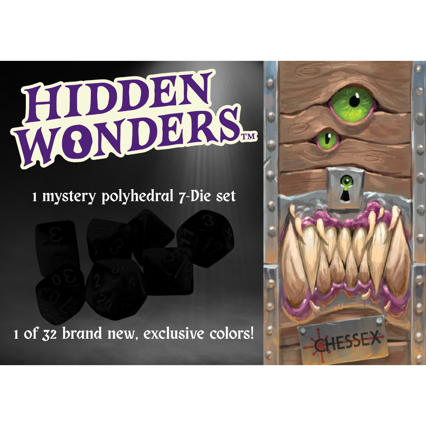 Hidden Wonders - 7 dice set Blind Box