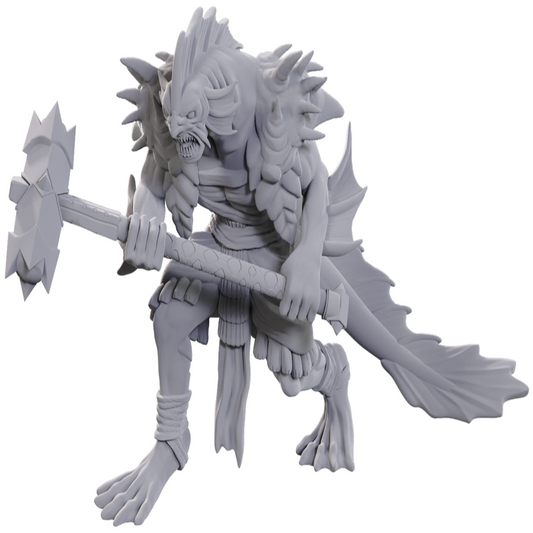 D&D Unpainted Minis: Sahuagin Coral Smasher (90761)